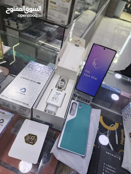 الحديث وصل CAMON 40 PRO 4G  معه كامل اغراضو جيجا 256 رام 24 متوفر توصيل