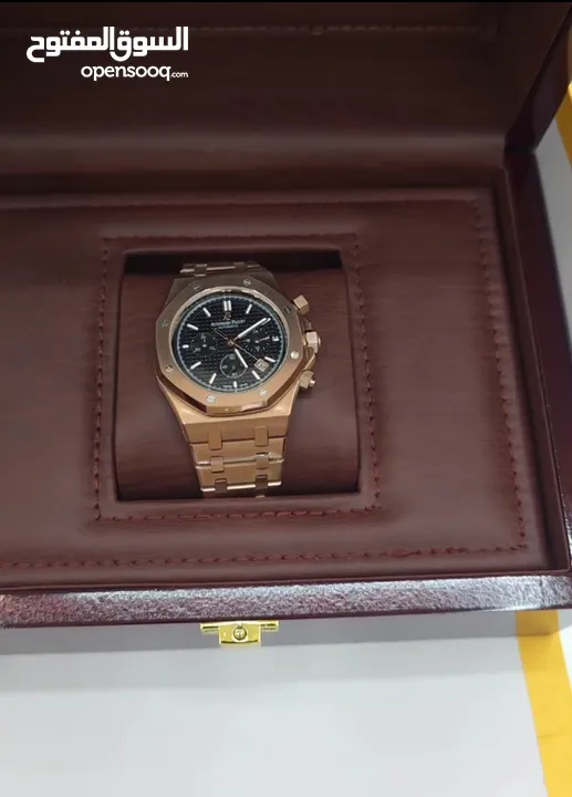 ساعات AP فخمة بتصميم أنيق، اتوماتيك، بعلبتها وكرت كفالة، أناقة وهيبة بكل طلّة