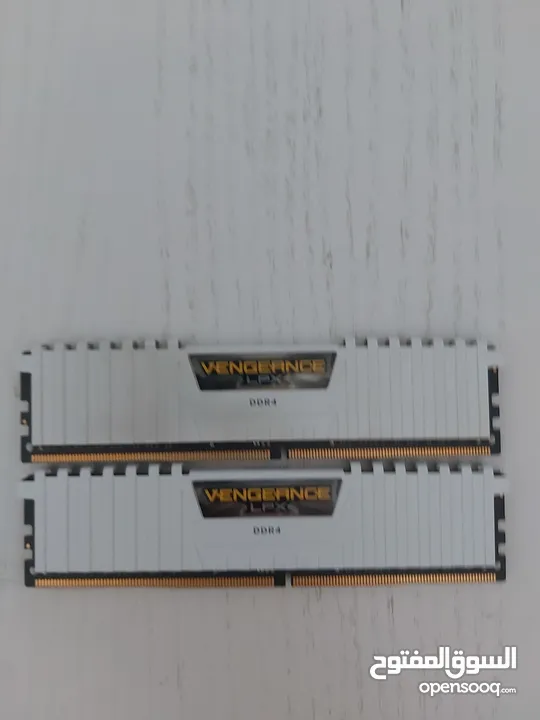 رام ddr4 + مزود طاقة 1400 watt + مبرد + هارد دسك  ram ddr4, power supply corsair, c