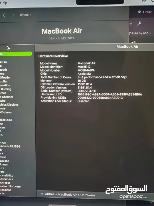 macbook air m3