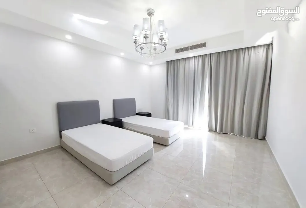 Fully Furnished 2BHK Apartment Balcony, 3 Baths, Parking and Maintenance Inclusive, EWA with– Hidd