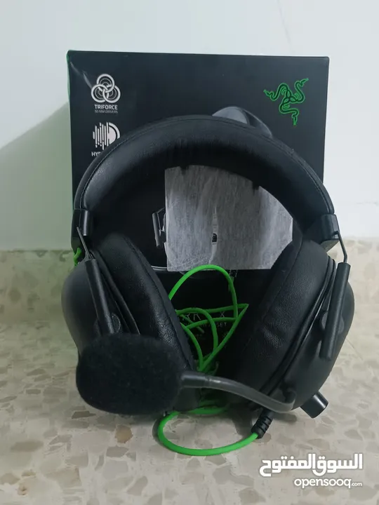 سماعة Razer BlackShark V2x اخف سماعة من شركة Razer سماعة قوية للجيمنج + سماعة سلكية + في مجال بالسعر