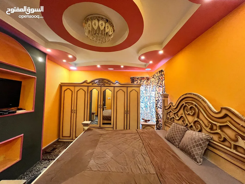 للبيع شقه مفروشه في ام الحصم اطلاله بحريه