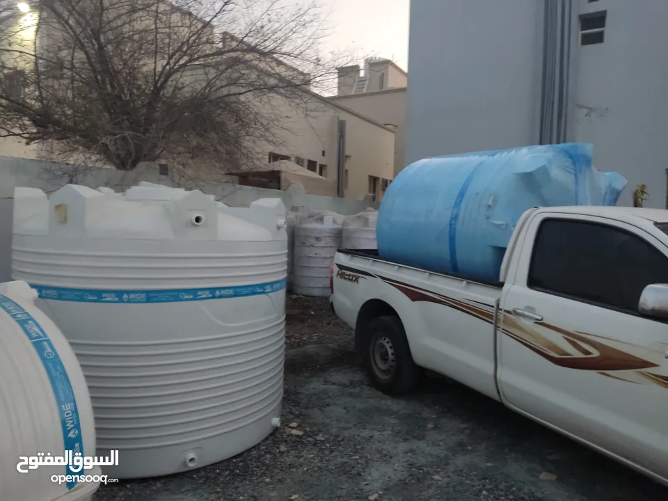 بيع وتركيب خزانات المياه والأدوات الصحية للبناء Sale and installation of water tanks and sanitary to