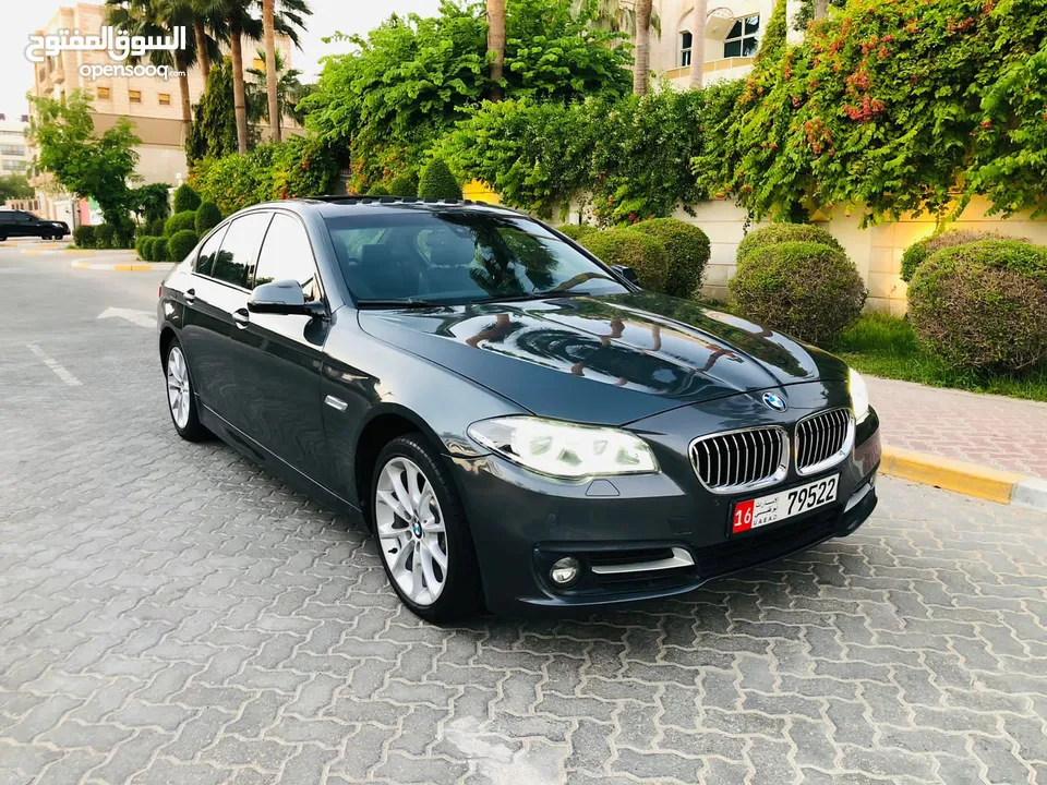 ‏BMW 528i موديل 2016 فل اضافات بحالة ممتازة  Bmw 528 i 2016 full option very clean car