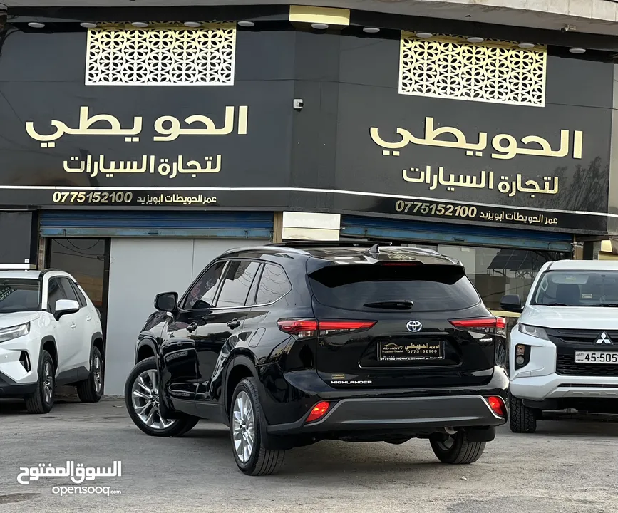تويوتا هايلاندر 2022 بانوراما بروجكتر 5 كاميرات مميز فحص 4 جيد جمرك جديد (( قابل للبدل ))