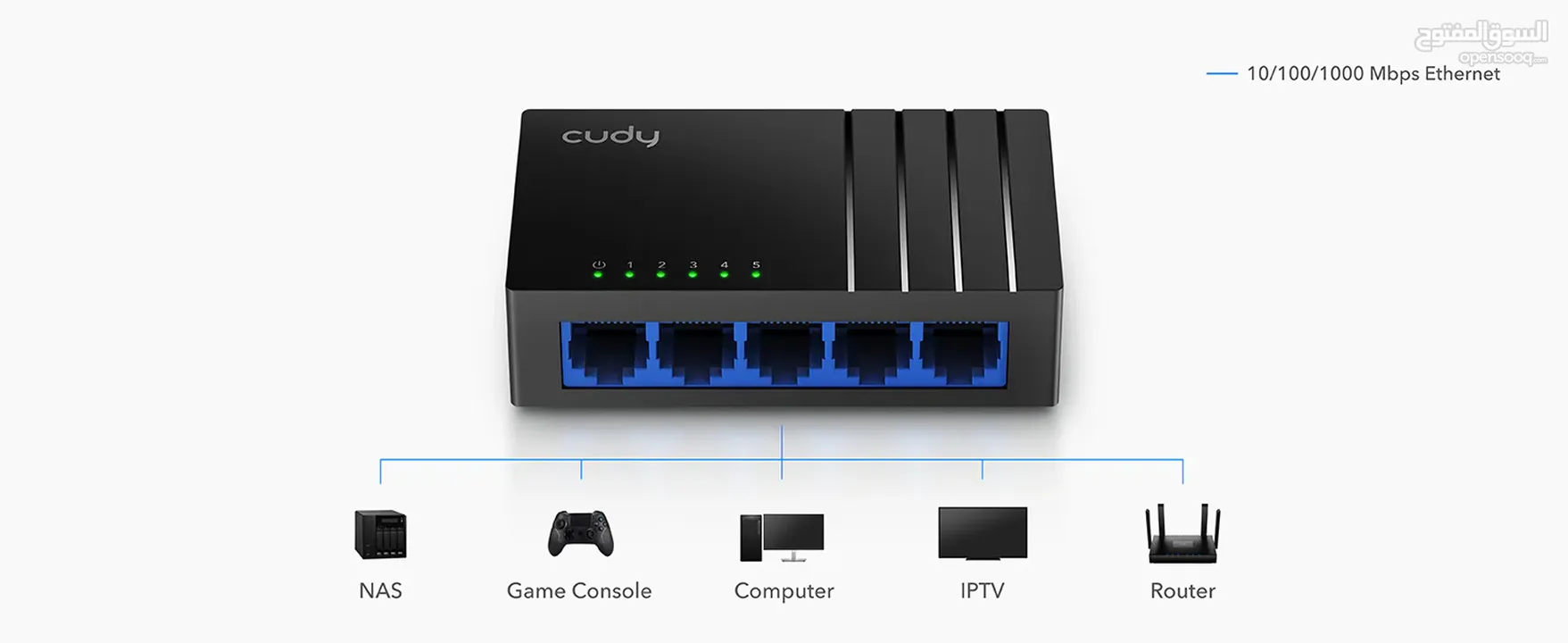 5-Port Gigabit Unmanaged Switch GS105D 4.0