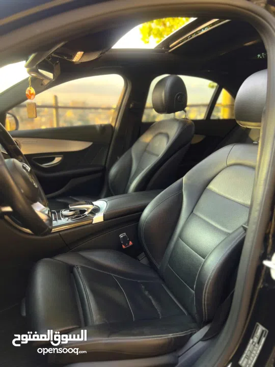 مرسيدس c200 AMG موديل 2016 ماطور 2000 تيبرو أسود ولا جرام بوية السيارة بحالة الشركة بيت لحم جوال