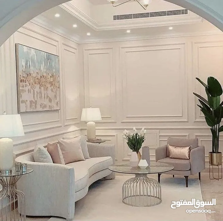 تصميم وتنفيذ جميع اعمال الديكور الداخلي والخارجي وبديل الخشب والرخام