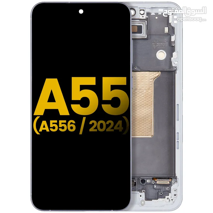 شاشة سامسونج A55 أصلي شركة 100% . SAMSUNG A55 ORIGINAL LCD .