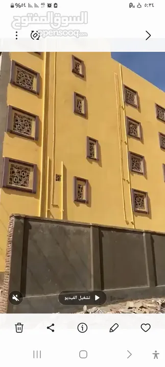 عمارة في سوق ليبيا قندهار مصممة ل7طوابق مشطبة 5 طوابق  بها بدروم كل طابق  بها 4 شقق تصميم اسانسير وس