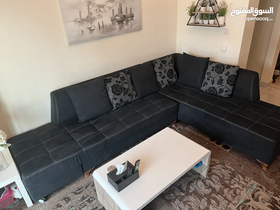 L Sofa for sale + FREE coffee table