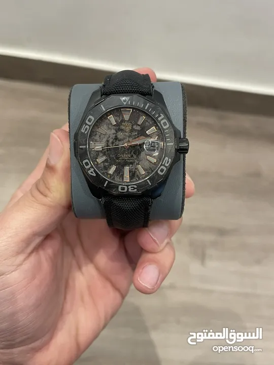 TAG HEUER AQUARACER calibre 5 Titanium & carbon fiber  Limited Edition  بحالة الوكالة