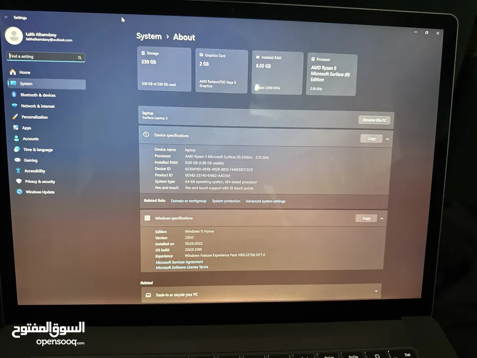 Microsoft Surface Laptop 3 - سيرفس لابتوب 3
