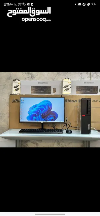 عرض ناري على كمبيوتر أمريكي مع شاشات جديده 24 انش COER I5 RAM 16GB بسعر مغري جدا