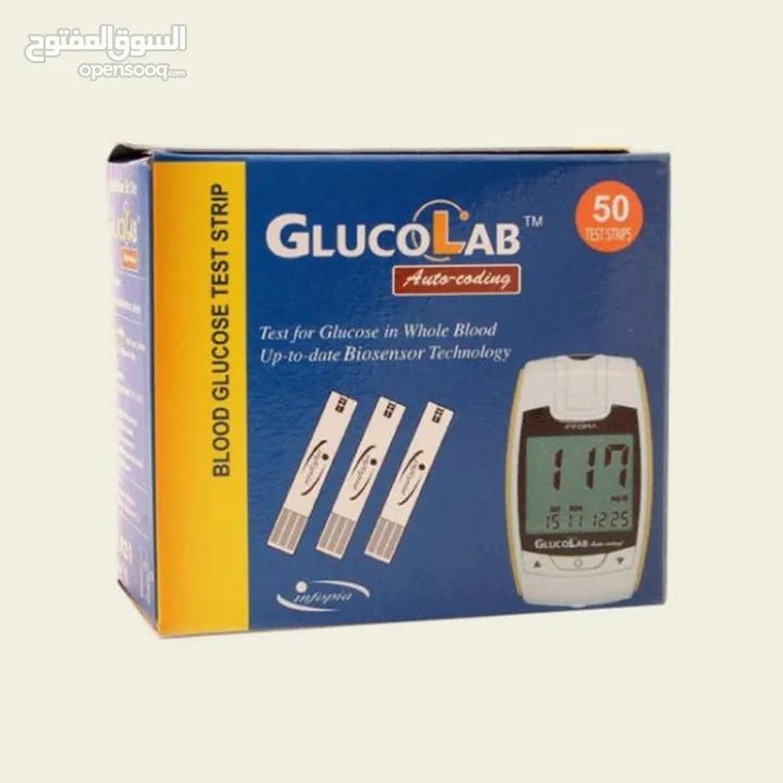 جهاز قياس نسبة السكر في الدم صناعة كوري جلوكولاب كفالة مدى الحياة جهاز سكري