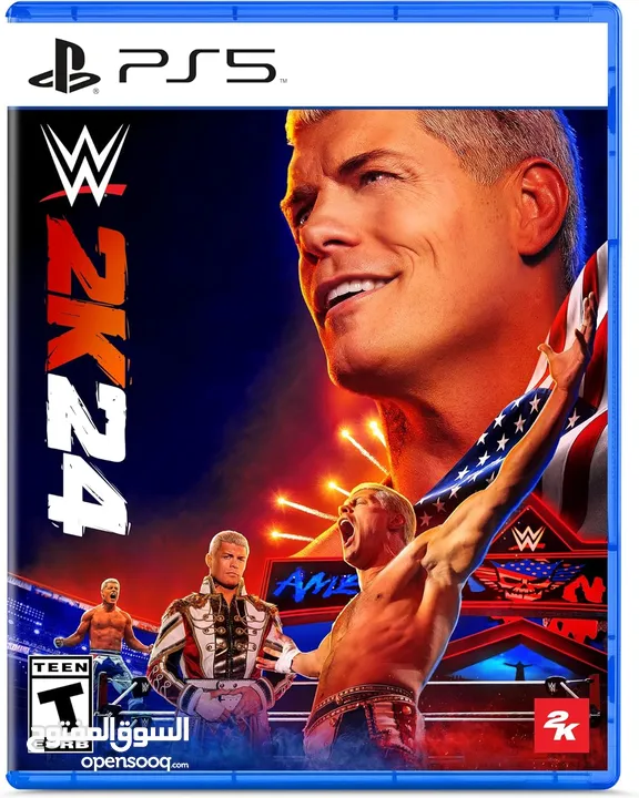 WWE 2K24 - PlayStation 5 لعبة بلايستيشن 5 جديدة مصارعة 2024