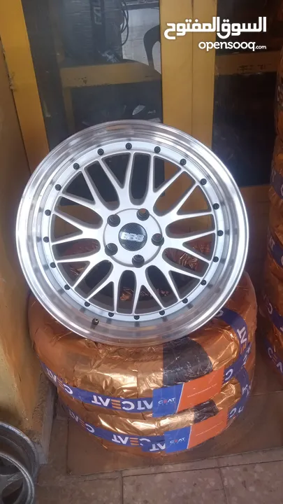 جنط BBS خمس براغي ابعيد
