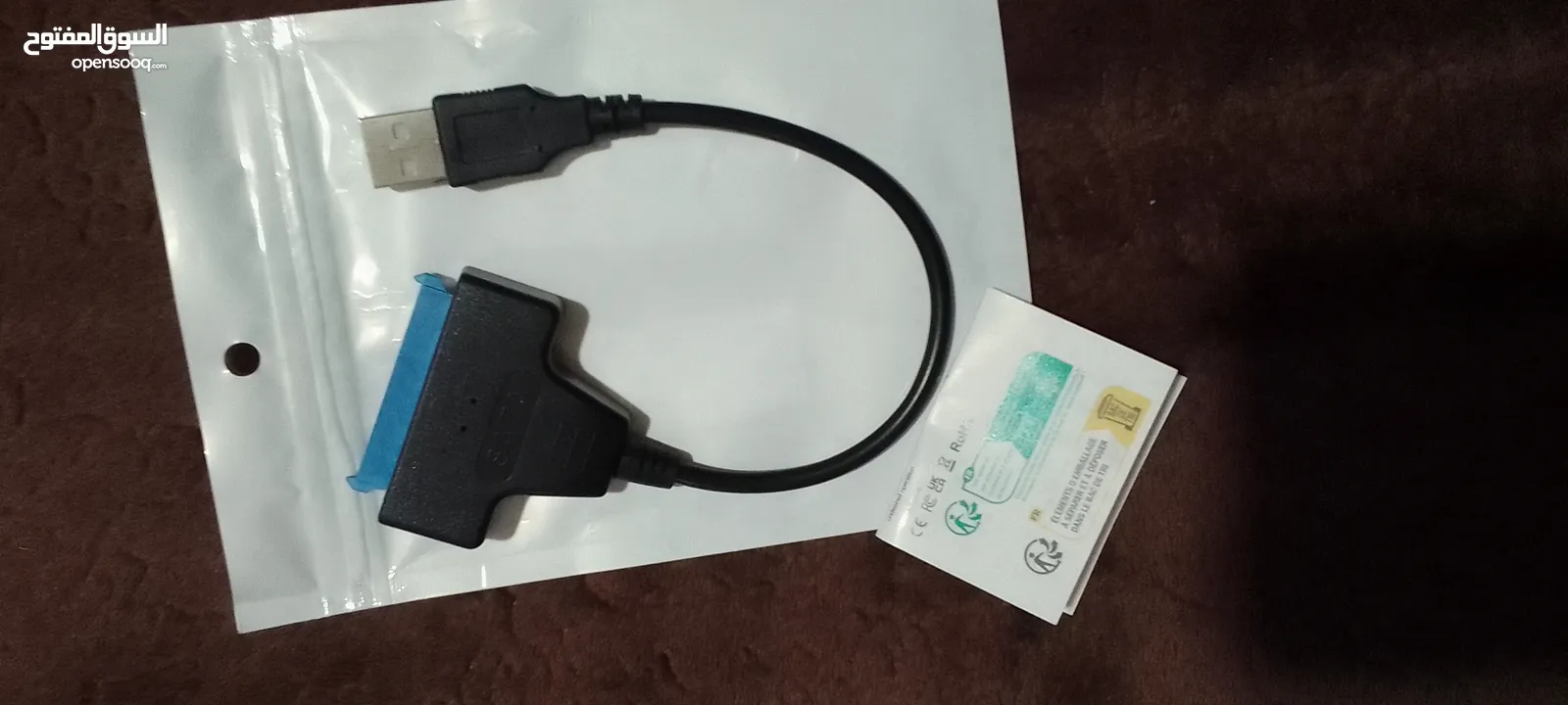 قطعة Caddy عدد (1)  و كيبل SATA عدد (2) جديده للبيع