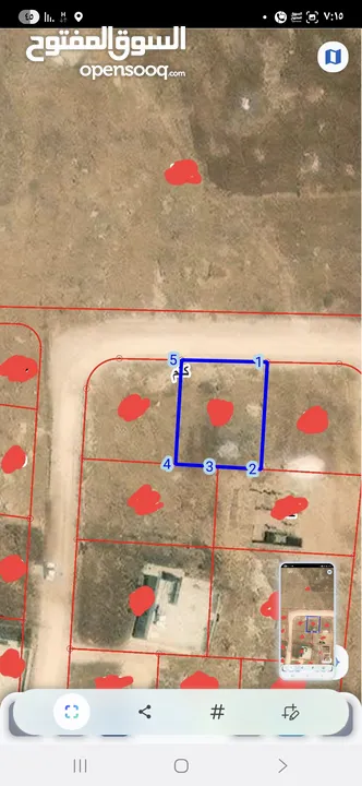 بيع حقيقي قطعة أرض وادي حسان 560 م2 يسعر 10 الاف ديما قوشان مستقل خدمات صخريه تصلح لبناء بيت مستقل