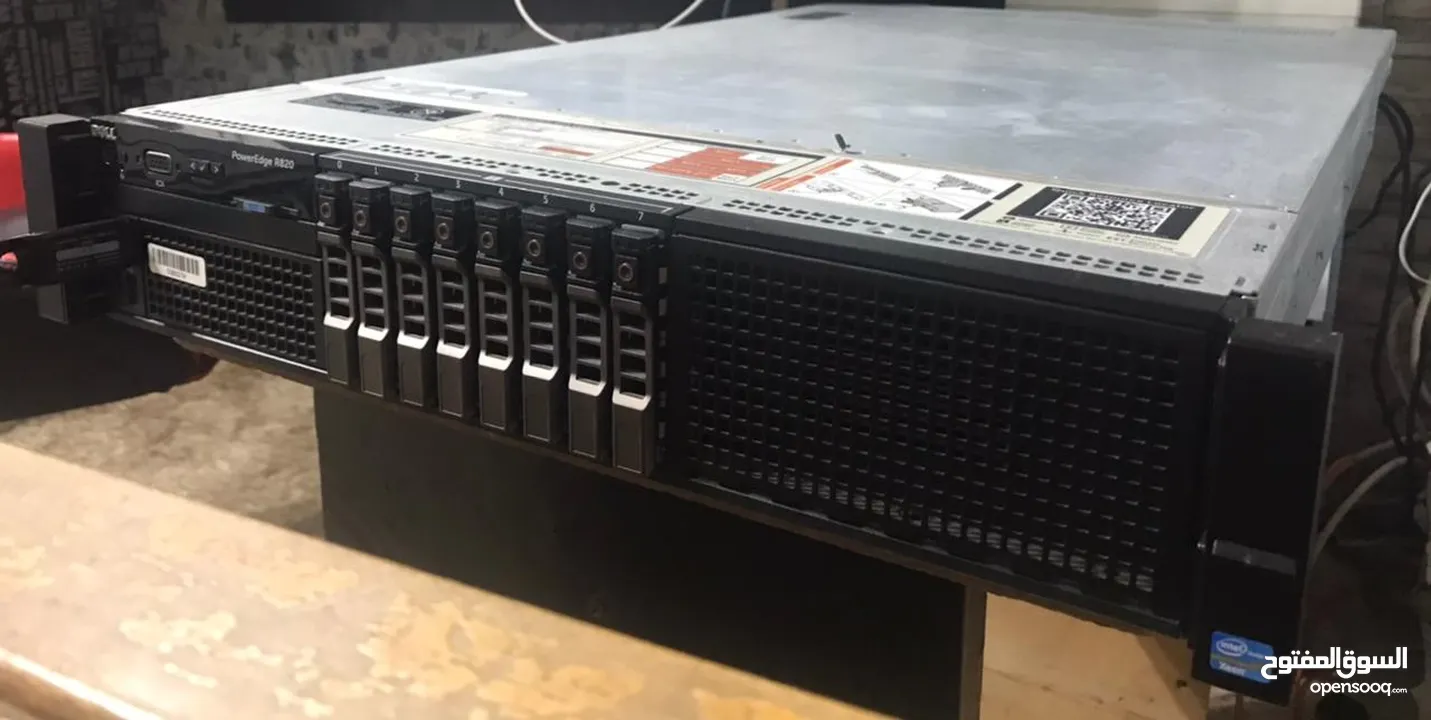 سيرفر Dell بمواصفات ضخمة للبيع - Dell Poweredge r820 مستخدم خفيف جدا