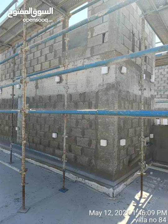 Tiles work and wall plaster