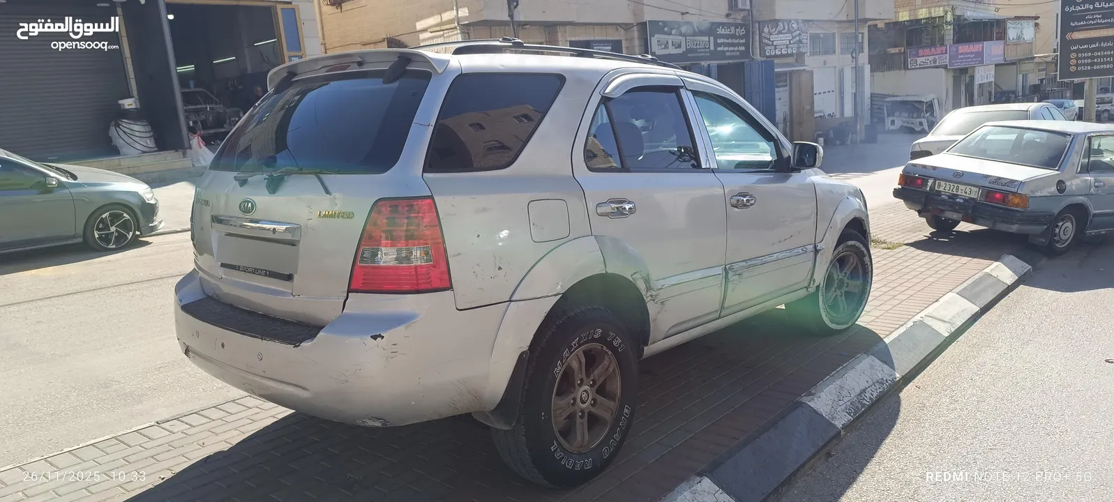 كيا سورينتو 2007 محرك 2500 سولار