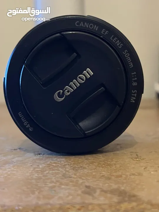 Canon EOS 800D w/ Kit Lens, 50mm f/1.8 Lens, Tripod, Battery & Charger, Laptop Cable, Backpack