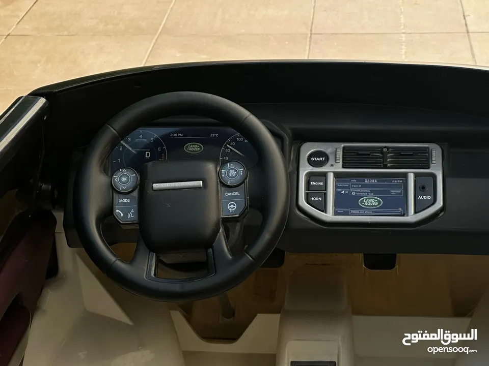 ‘Kids’ Electric Range Rover for Sale – Barely Used Excellent Condition White with Red Seats!