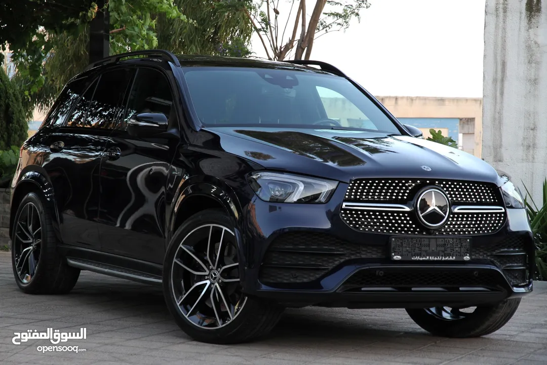 وارد المانيا مرسيدس-بنز  2021GLE350e AMG Night Edition قاطع مسافة :  45.000