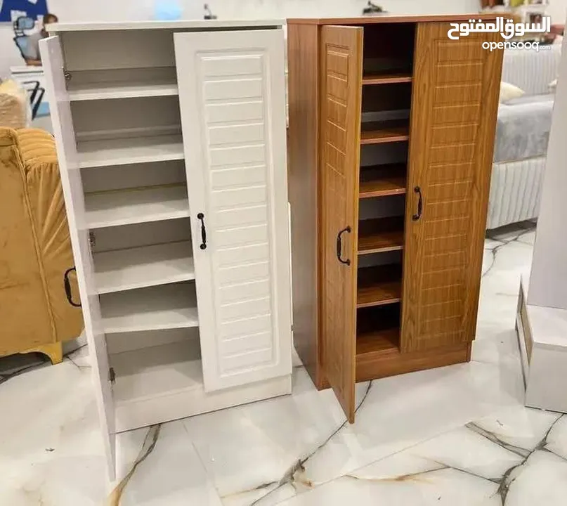 خزانة احذيه خشبيه وليست بلاستيك توفرت ب 3 الوان على طلبكم ومتل ما عودناكم السعر على العرض استغلوه يل