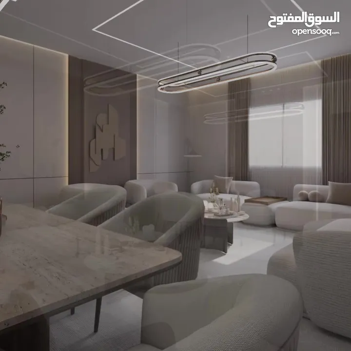 اخير مع روف شركة حسام الجمزاوي للإسكان مساحه 180 داخلي و روف 40 متر ترس 100 متر اطلالة
