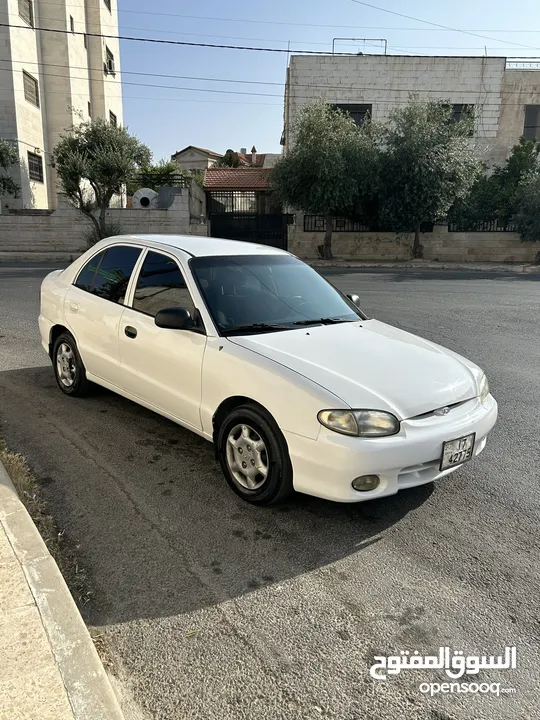 هيونداي اكسنت 97 قصة الدب هاتشباك بحالة ممتازة