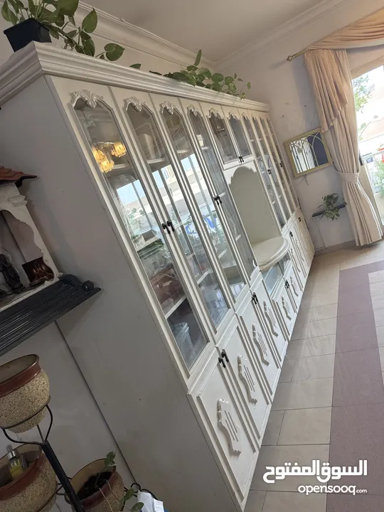 Elegant Wooden Display & Storage Cabinet - For Sale BHD 100 only