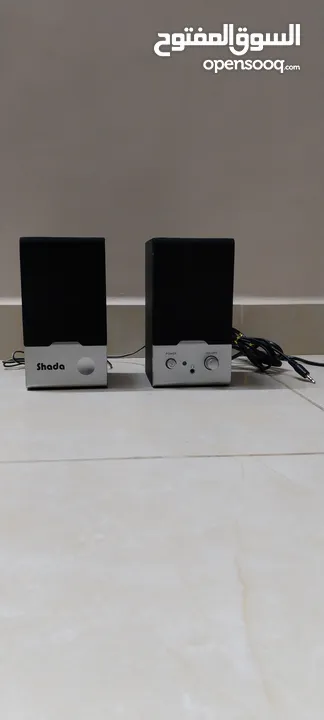 سماعات كمبيوتر خارجيه سماعة لاب توب سلك سماعه