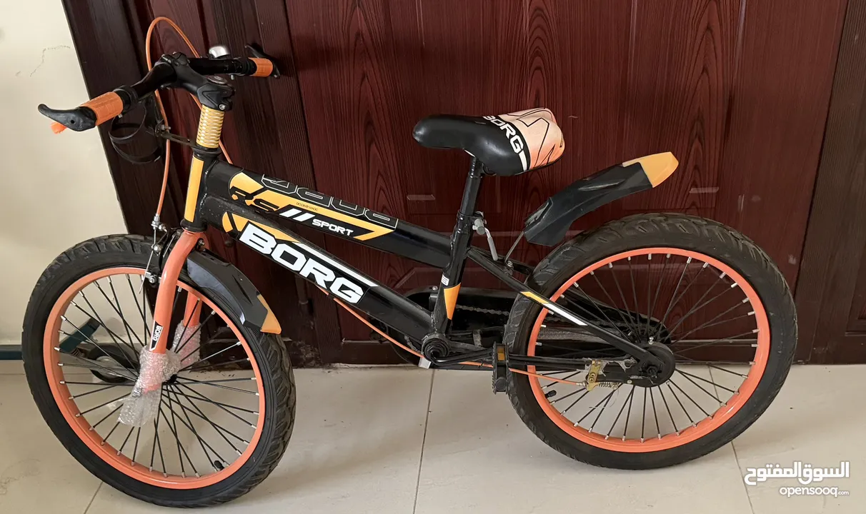 Bicycle Orange and black