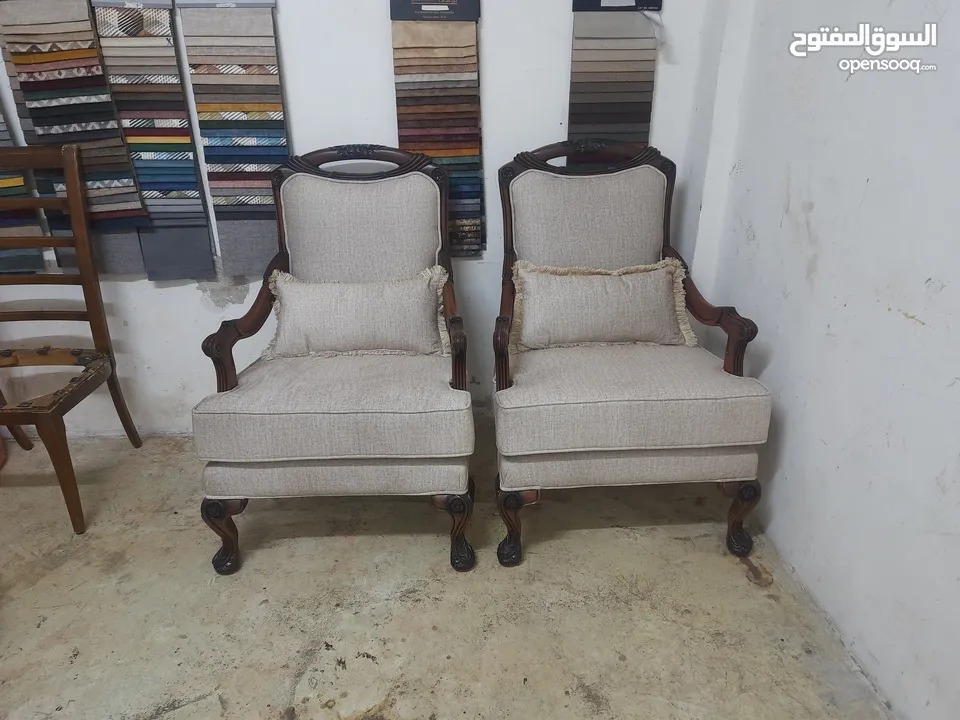 تنجيد وصيانة هبوط الكنب في المنزل ومعالجة المطاط بأفضل انواع المطاط الإيطالي