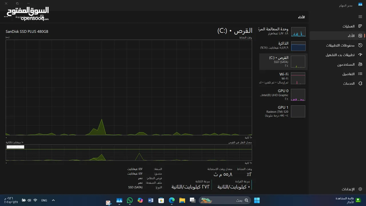 **للبيع لابتوب DELL Vostro 15 بحالة ممتازة**