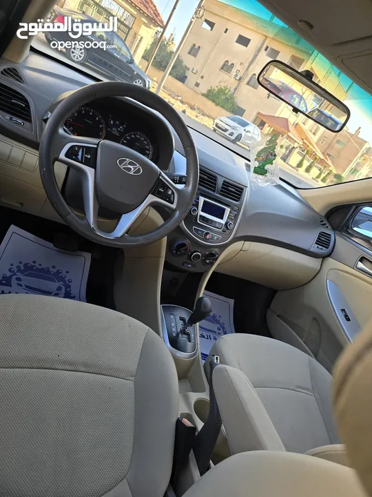 هونداي اكسنت 2014 فحص كامل 7 جيد عداد 112km محرك 1600cc مالك 1