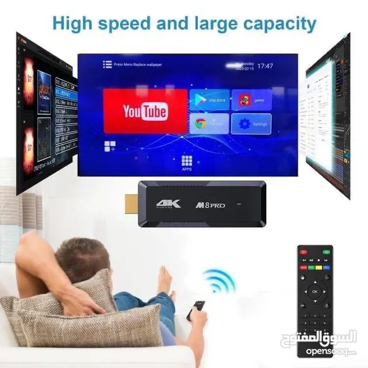 TV Box Game Stick 2 in 1 M8 PRO