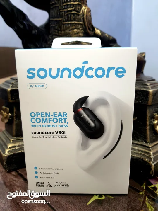 سماعه مميزه من انكر جديده كليا Soundcore by Anker V30i Open-Ear Headphones