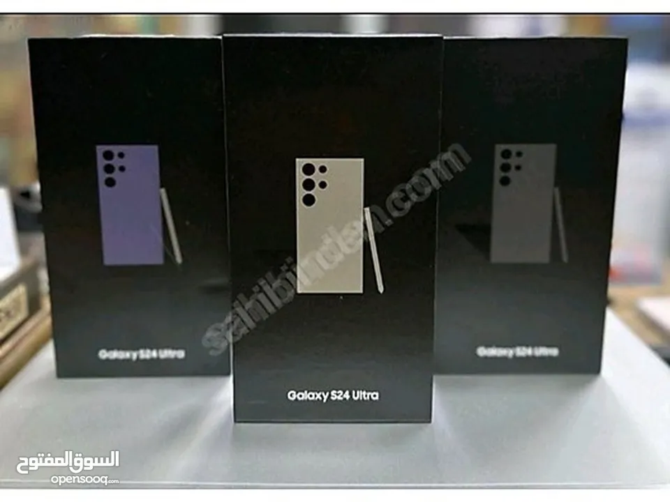 سامسونج S24 ألترا (1TB/512GB/256GB) كفالة الوكيل BMS لمدة عام فل بكج الشراكة  بسعر مميز