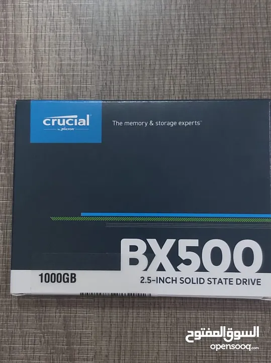 Crucial BX500 SATA SSD 1TB, Laptop and Desktop Compatible, Solid State Drive-CT1000BX500SSD101