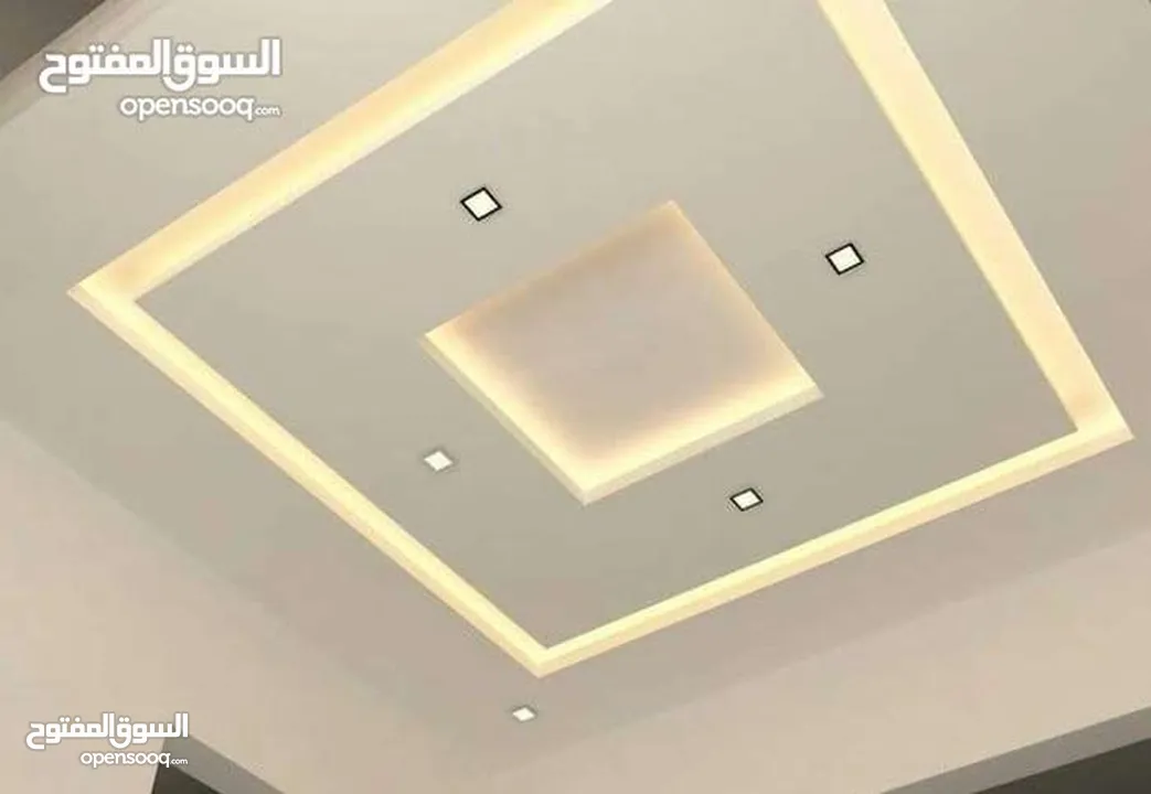 معلم جبسبورد ودهان سوري دهين وديكورات جبس بورد