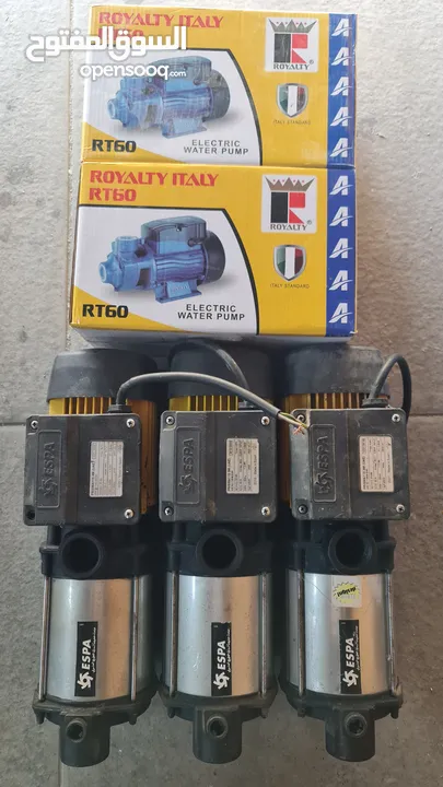 للبيع مضخات