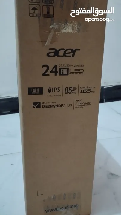 شاشة acer Nitro VG2 Series (VG242Y) بدقة FHD حجم 24'