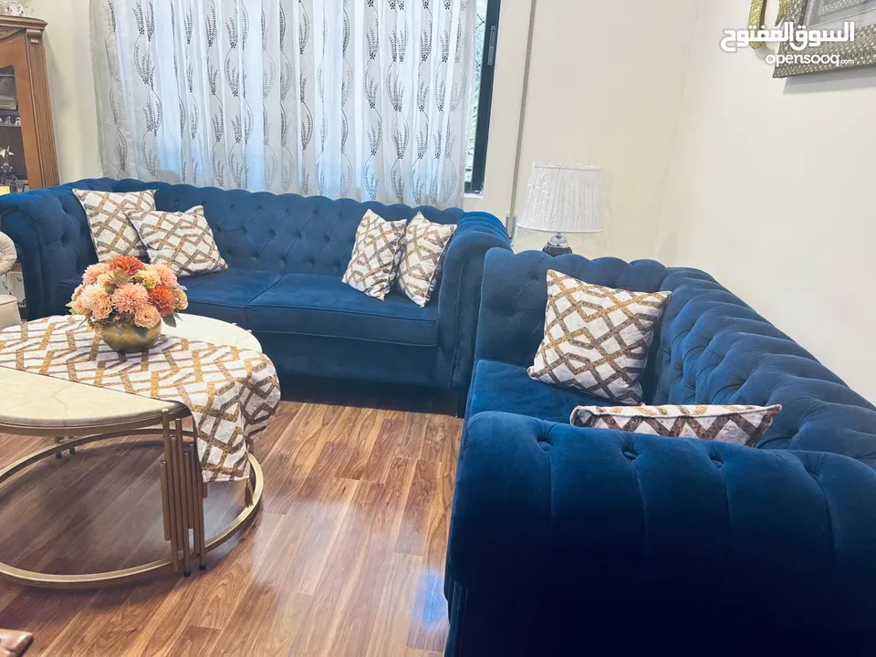 طقم كنبايات كبوتيه بحاله الحديد مع مدخل استقبال