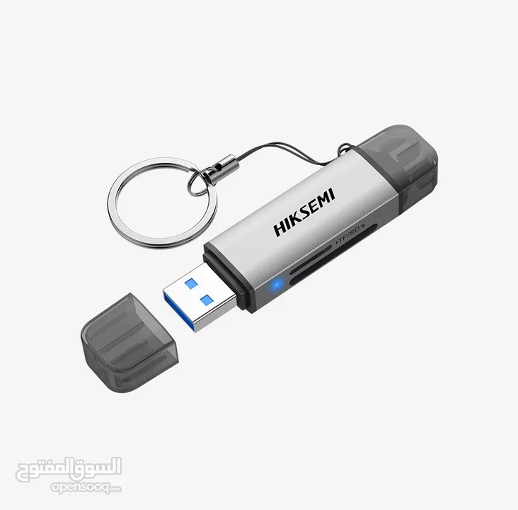 قارئ كروت ذاكرة مدخل سريع النقل من هيكسيمي Hiksemi Card Reader CR01 USB3.0 & Type-C