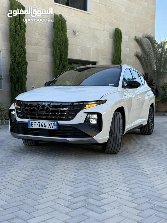 هونداي توسان NLine ترخيص 2022 محرك 1600 هايبرد plug in/يقطع على الشحنه 65 كيلو متر