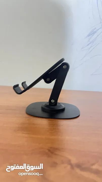 ايفون ستاند قوي و جميلة بلون اسود foldable
